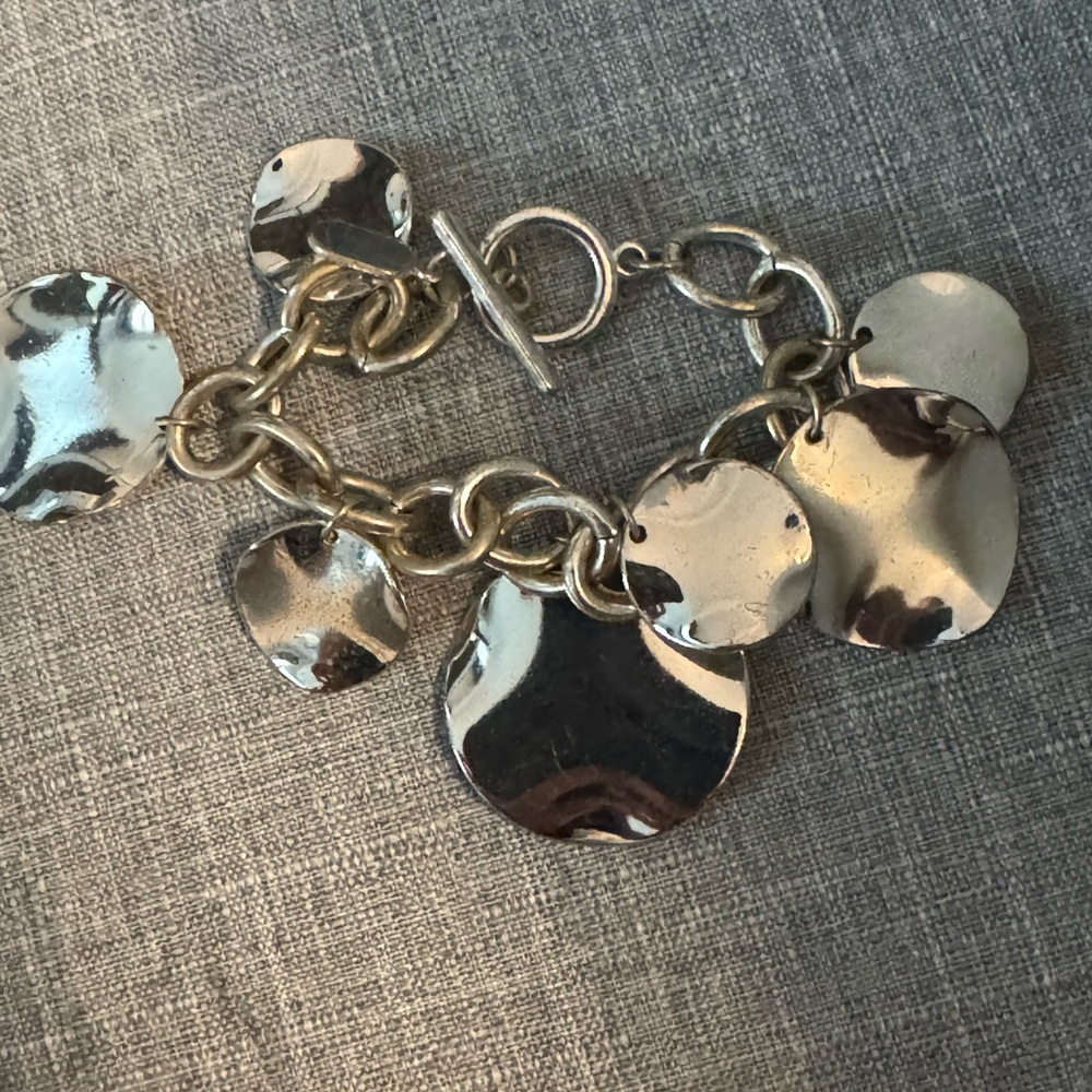 Jlo silver dangle bracelet